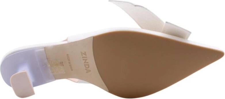 Zinda Elegante Slingback Hakken Beige Dames