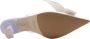 Zinda Elegante Slingback Hakken Beige Dames - Thumbnail 7
