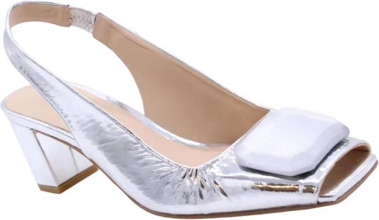 Zinda Elegante Slingback Hakken Gray Dames