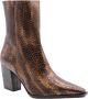 Zinda Stijlvolle Enkellaars Korfoe Brown Dames - Thumbnail 3