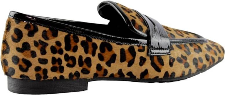 Zoe Zwarte Glanzende Leren Pony Schoen
