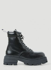 Eytys Michigan leather combat boots Zwart Dames