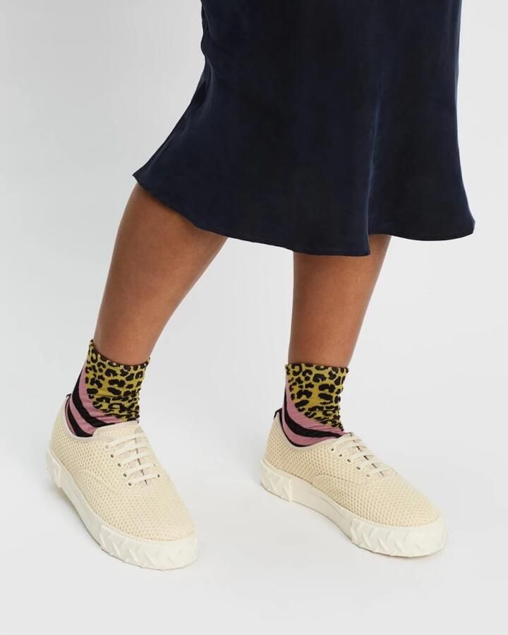 Eytys Viper Mesh Sneakers Beige Dames