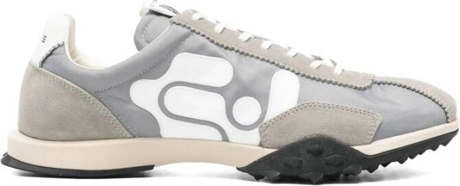 Eytys Grijze Suède Veterschoenen