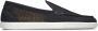 Fabi Blauwe Nacht Loafer met Geperforeerd Design - Thumbnail 1