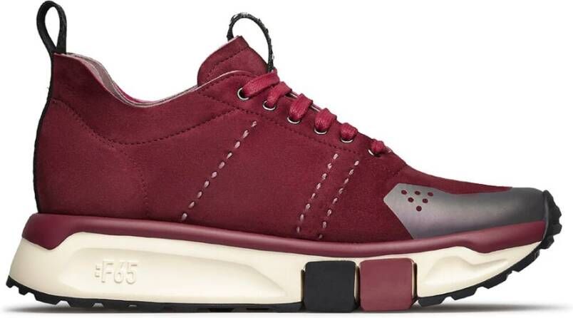 Fabi Bordeaux Sneakers met Carbon-Effect Details