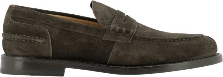 Fabi Bruine Loafer Schoenen voor Mannen