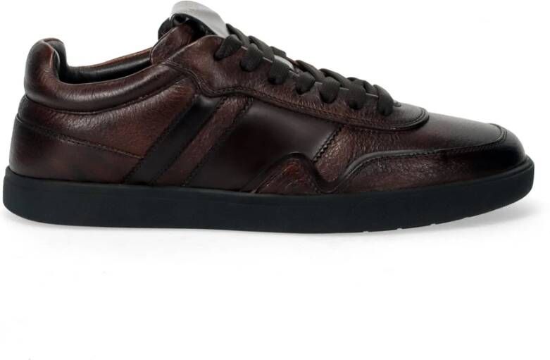 Fabi Donkerbruine Sneakers Stijlvol Comfortabel