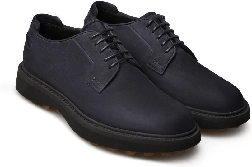 Fabi Blauwe Nubuck Veterschoenen