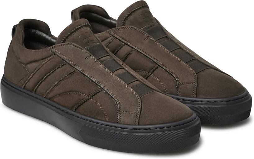 Fabi Donkerbruine Instap Sneakers