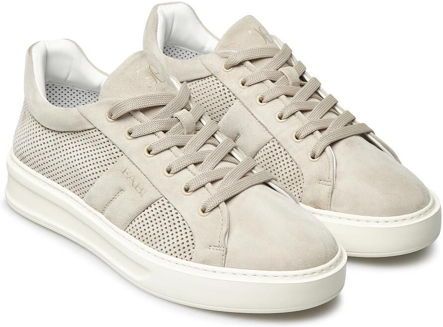 Fabi Zandkleurige Suède Sneakers Essential Design