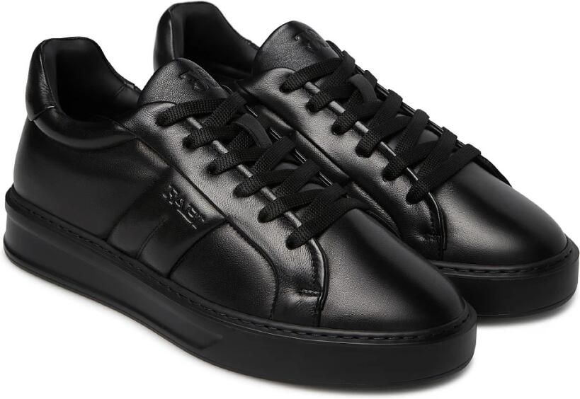 Fabi Zwarte leren sneakers met EVA-zool