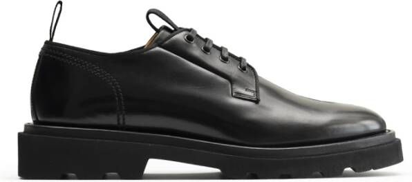 Fabi Gevechtslaars in zwart leer Black Heren