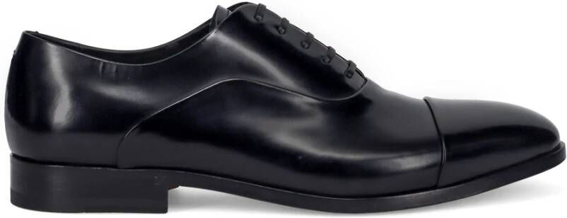 Fabi Handgemaakte Italiaanse Oxford Schoenen Black Heren