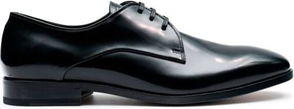 Fabi Heren Leren Lage Schoenen Zwart Black Heren