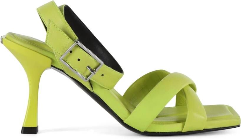 Fabi High Heel Sandals Green Dames