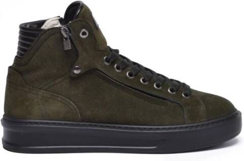 Fabi Hoge suède sneakers met ritssluiting