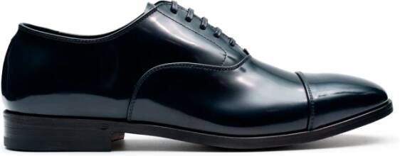 Fabi Lage Leren Veterschoenen Blue Heren