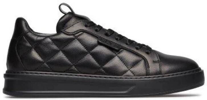 Fabi Zwarte Leren Sneakers Stijlvol Ontwerp - Foto 2