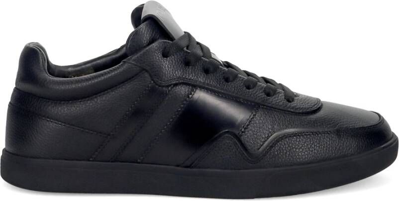 Fabi Zwarte Sneakers Stijlvol Comfortabele Rubberen Zool