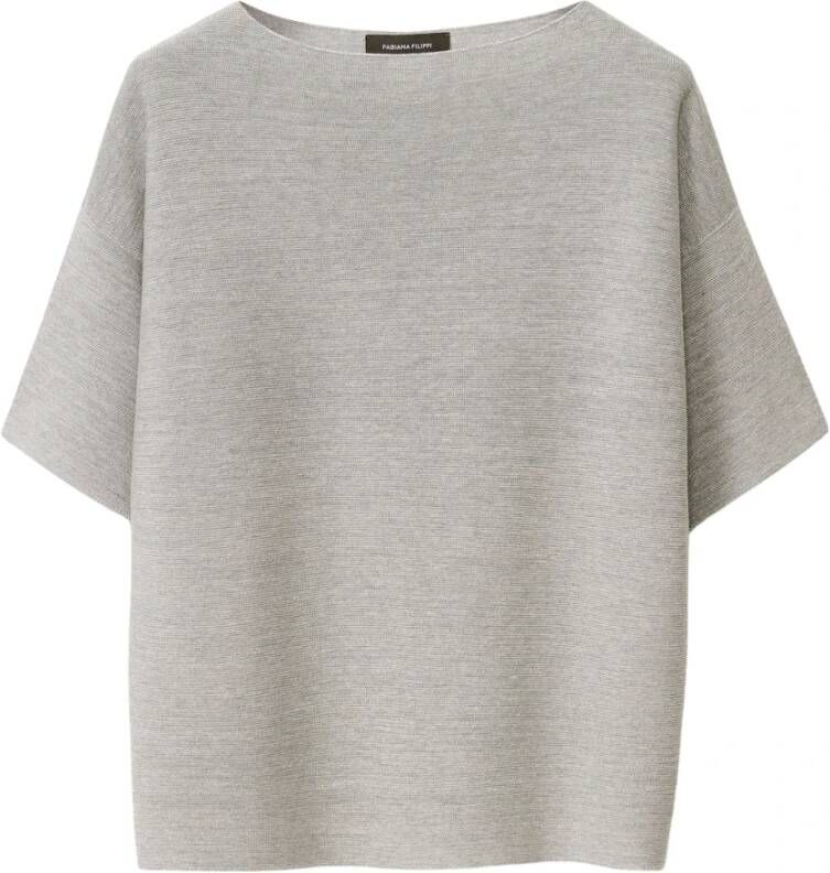 Fabiana Filippi Boot Sweater met boothals