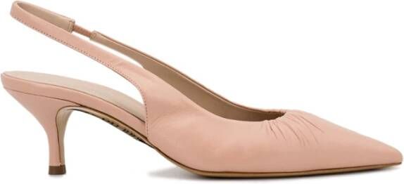 Fabiana Filippi Elegante Slingback van kalfsleer voor speciale gelegenheden Pink Dames