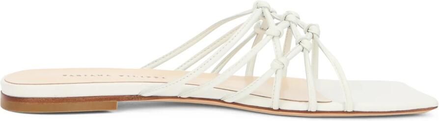 Fabiana Filippi Leather Strappy Flat Sandal