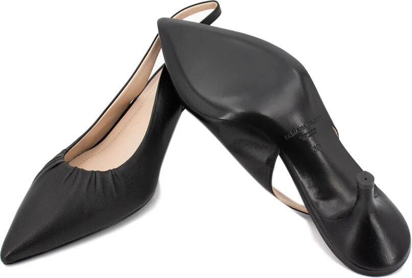 Fabiana Filippi Elegante Slingback van kalfsleer voor speciale gelegenheden Black Dames - Foto 2