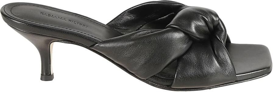 Fabiana Filippi Zwarte Sandalen voor Dames Black