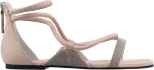 Fabiana Filippi Flat Sandals Roze Dames