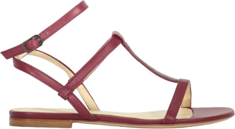 Fabiana Filippi Gekralde Leren Sandalen