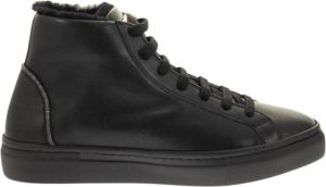 Fabiana Filippi Lederen trainers Zwart Dames