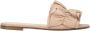 Fabiana Filippi Leren Slippers Ronde Neus - Thumbnail 1