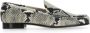 Fabiana Filippi Python Leren Loafers MultiColour Schoenen - Thumbnail 1