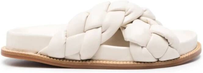 Fabiana Filippi Slippers & Mules scarpe white in wit