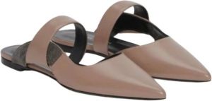 Fabiana Filippi Slippers Bruin Dames