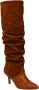 Fabienne Chapot Bruine Stiletto Hak Puntige Neus Laars Brown Dames - Thumbnail 5