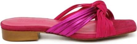 FABIENNE CHAPOT Slippers Dames Momo Sandal Suède Roze