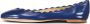 Fabio Rusconi Ballerina's Cloe gemaakt van leer Blue Dames - Thumbnail 1