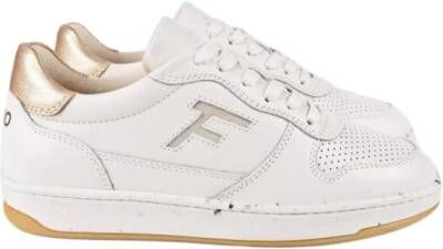 Faguo Alder Leather Low Top Sneakers White Dames