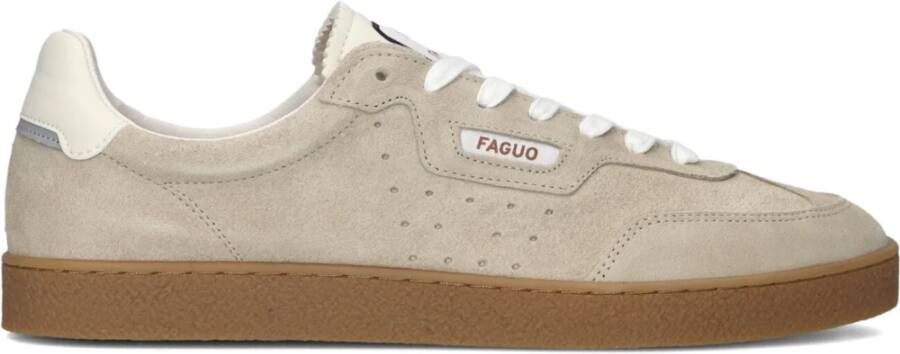 Faguo Beige Stijlvolle Heren Sneakers Lumbo