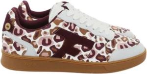 Faguo Gedrukte hazel sneakers Bruin Dames