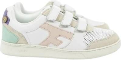 Faguo Hazel Velcro lage top sneakers Wit Dames