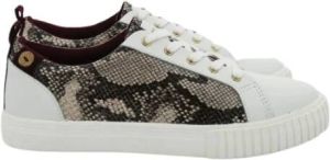 Faguo Lederen balsa sneakers Grijs Dames