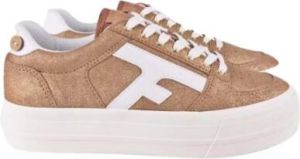 Faguo Low Platform Sneakers Walnut Bruin Dames