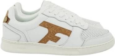 Faguo Baskets Hazel Lage sneakers Leren Sneaker Heren Wit - Foto 3