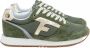 Faguo Syn Geweven Suède Dames Sneakers Green Dames - Thumbnail 1