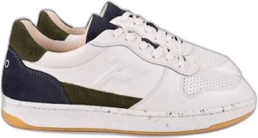Faguo Alder lederen sneaker White Heren