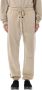 Fear Of God Beige Fleece Trekkoord Tailleboord Geribbelde Boorden - Thumbnail 1