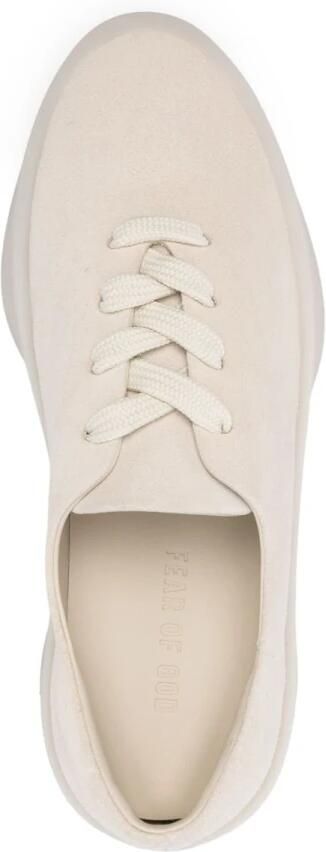 Fear Of God Beige Veterschoenen met Leren Binnenzool